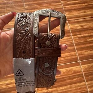 Boot barn cowgirl brown Shyanne belt XS